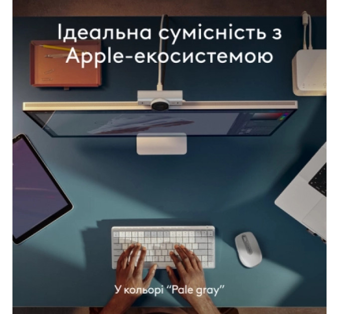 Мишка Logitech MX Anywhere 3S для MAC Wireless Pale Grey (910-006946)