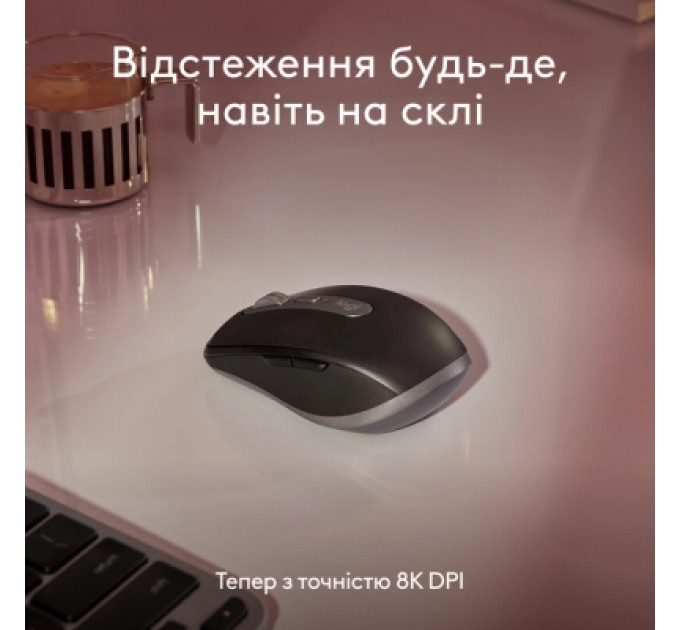 Мишка Logitech MX Anywhere 3S для MAC Wireless Space Grey (910-006947)