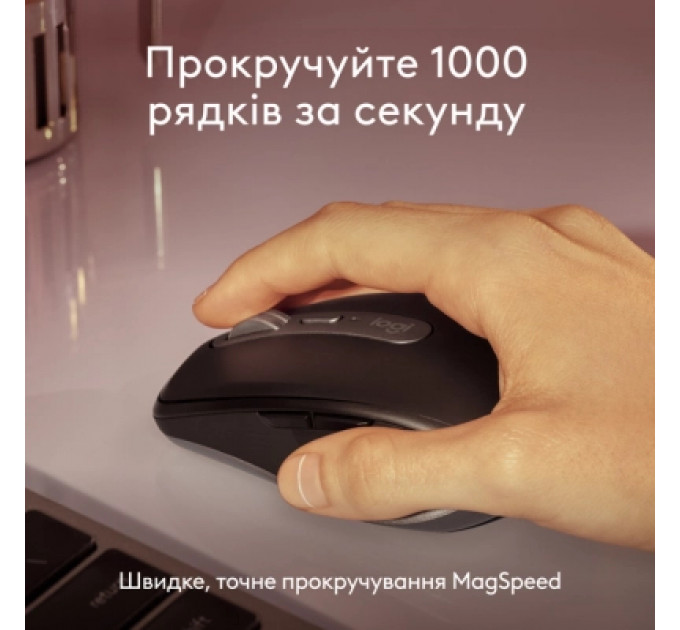 Мишка Logitech MX Anywhere 3S для MAC Wireless Space Grey (910-006947)