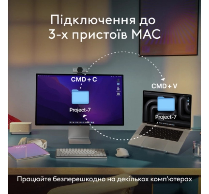 Мишка Logitech MX Anywhere 3S для MAC Wireless Space Grey (910-006947)
