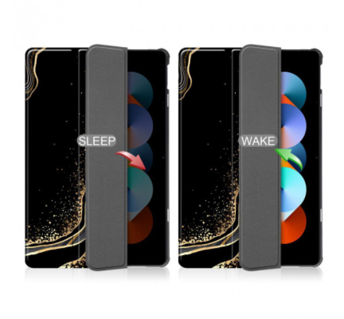 Чохол до планшета BeCover Smart Case Apple iPad Air 11" M2 2024 Black Abstraction (711598)