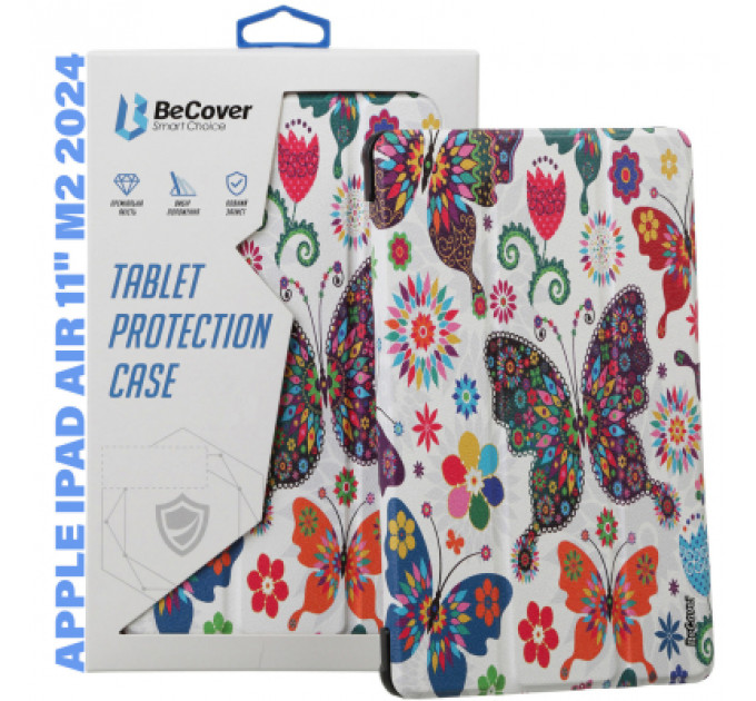 Чохол до планшета BeCover Smart Case Apple iPad Air 11" M2 2024 Butterfly (711599)