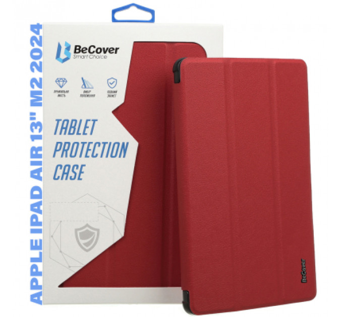 Чохол до планшета BeCover Smart Case Apple iPad Air 13" M2 2024 Red Wine (711615)