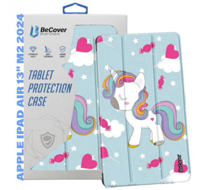Чохол до планшета BeCover Smart Case Apple iPad Air 13" M2 2024 Unicorn (711620)