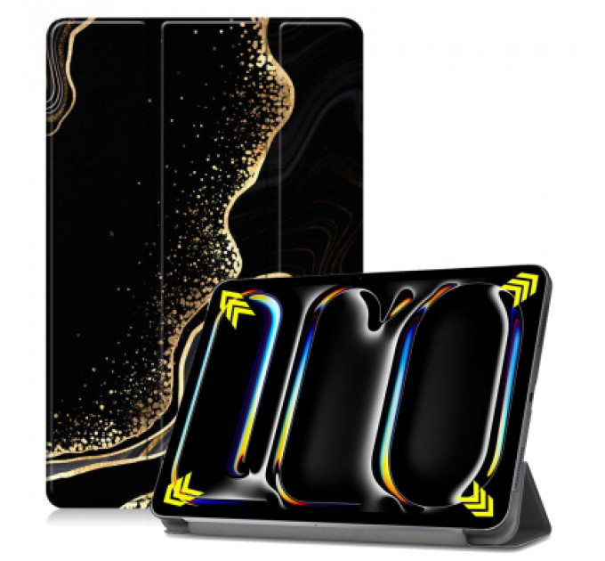Чохол до планшета BeCover Smart Case Apple iPad Pro 11" M4 2024 Black Abstraction (711630)