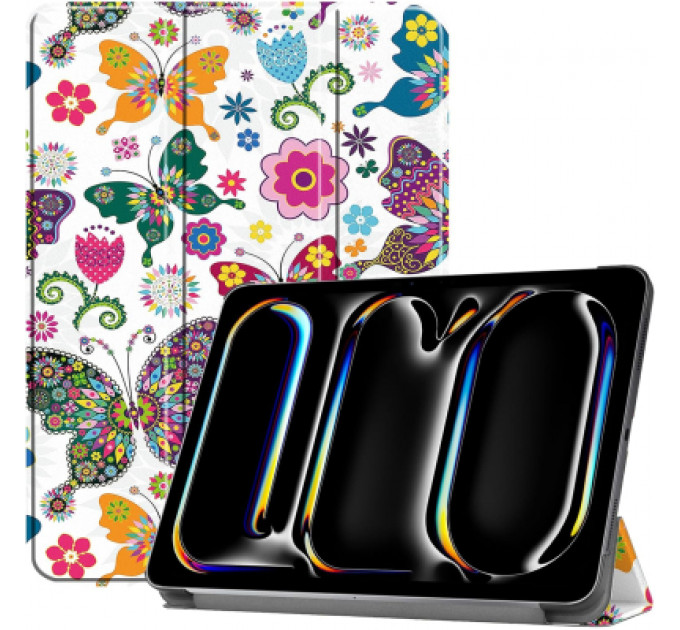 Чохол до планшета BeCover Smart Case Apple iPad Pro 11" M4 2024 Butterfly (711631)
