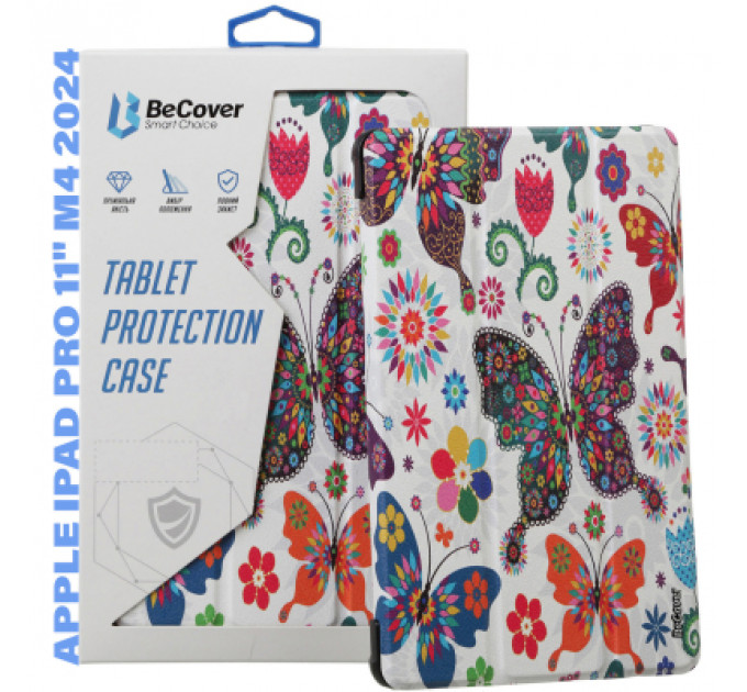 Чохол до планшета BeCover Smart Case Apple iPad Pro 11" M4 2024 Butterfly (711631)