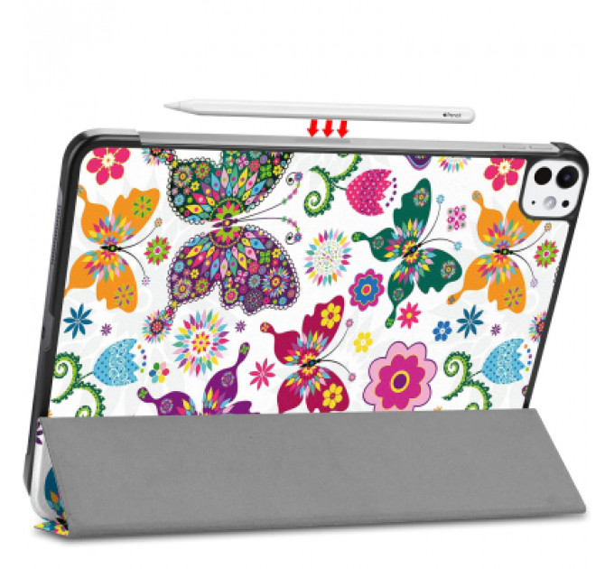 Чохол до планшета BeCover Smart Case Apple iPad Pro 11" M4 2024 Butterfly (711631)