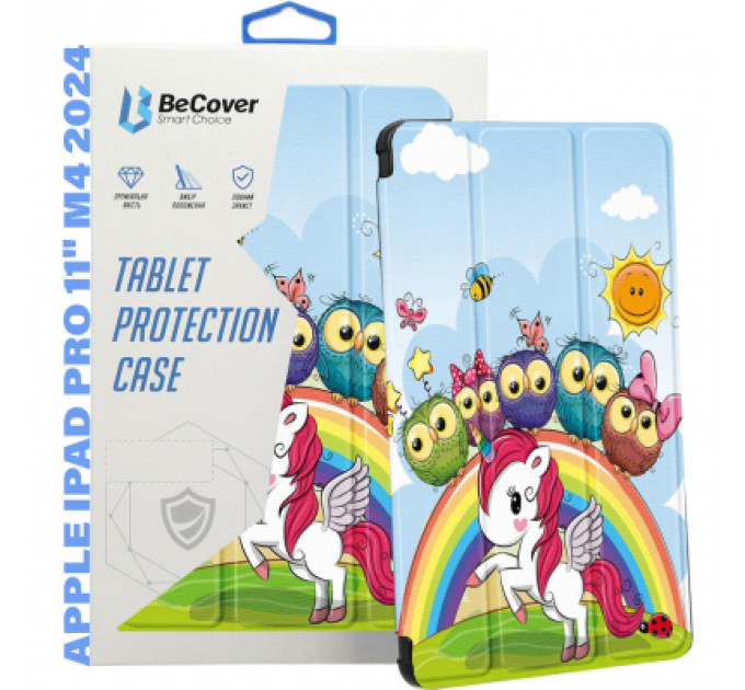 Чохол до планшета BeCover Smart Case Apple iPad Pro 11" M4 2024 Friends Unicorn (711635)