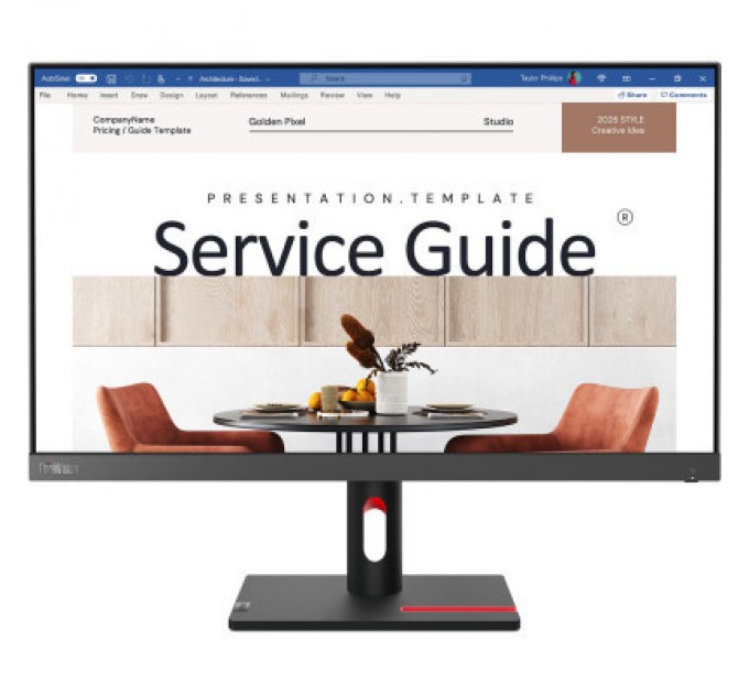 Lenovo Монітор Lenovo S24i-30 (63DEKAT3EU)