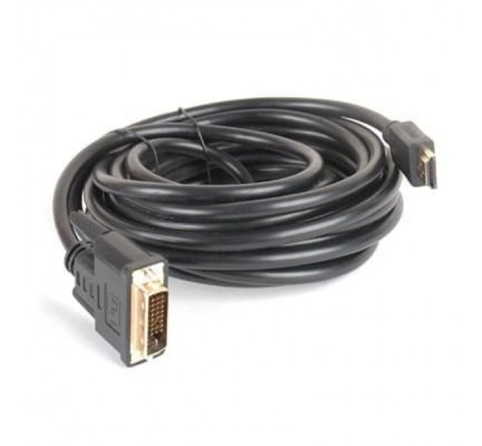 Gemix Кабель мультимедійний HDMI to DVI 24+1pin M, 5.0m Gemix (Art.GC 1418)