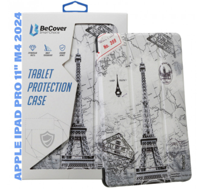 Чохол до планшета BeCover Smart Case Apple iPad Pro 11" M4 2024 Paris (711640)