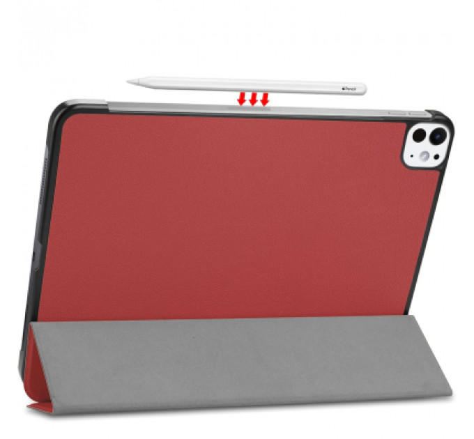Чохол до планшета BeCover Smart Case Apple iPad Pro 11" M4 2024 Red Wine (711628)