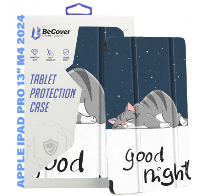 Чохол до планшета BeCover Smart Case Apple iPad Pro 13" M4 2024 Good Night (711651)