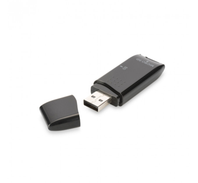 Зчитувач флеш-карт Digitus USB 2.0 SD/MicroSD (DA-70310-3)