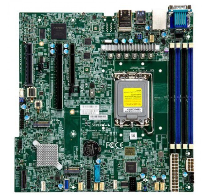 Серверна материнська плата Supermicro MB C262 MATX (MBD-X13SCH-F-O)