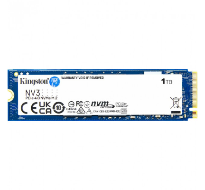 Накопичувач SSD M.2 2280 1TB Kingston (SNV3S/1000G)