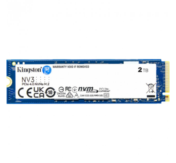 Накопичувач SSD M.2 2280 2TB Kingston (SNV3S/2000G)