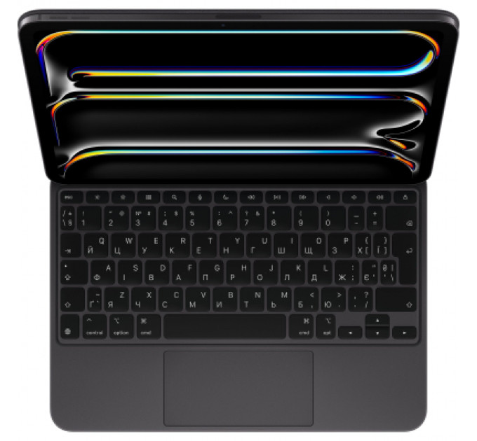 Чохол до планшета Apple Magic Keyboard for iPad Pro 11inch (M4) - Ukrainian - Black,Model A2975 (MWR23UA/A)