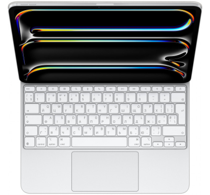 Чохол до планшета Apple Magic Keyboard for iPad Pro 13inch (M4) - Ukrainian - White,Model A2974 (MWR43UA/A)