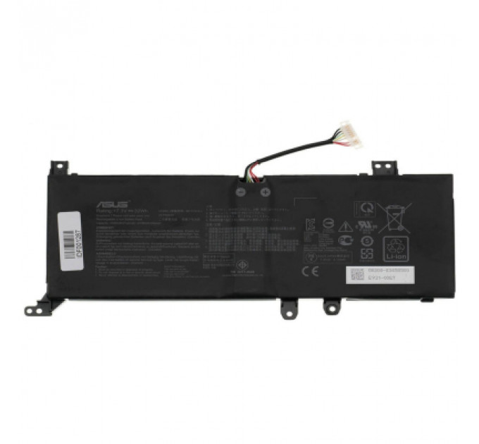 Акумулятор до ноутбука ASUS X509 B21N1818-2, 4850mAh (37Wh), 2cell, 7.7V, Li-ion (A47935)