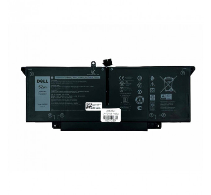 Акумулятор до ноутбука Dell Latitude 7310 JHT2H, 52Wh (6500mAh), 4cell, 7.6V, Li-ion (A47930)