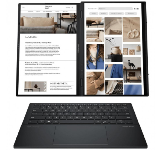 Ноутбук ASUS Zenbook DUO UX8406MA-QL405W (90NB12U1-M00NB0)