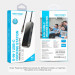 Концентратор Vention USB 3.1 Type-C to HDMI 4K60Hz/USB 3.0х3/RJ45/PD 87W 6-in-1 Mirrored Surface (TFFHB)