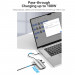 Концентратор Vention USB 3.1 Type-C to HDMI 4K60Hz/USB 3.0x3/RJ45/PD 100W 6-in-1 (TQHHB)