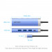 Концентратор Vention USB 3.1 Type-C to HDMI/USB 3.0x3/PD 100W Blue Aluminum Alloy Hub 5-in-1 (TGESB)