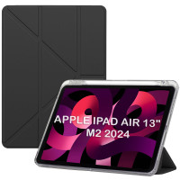 Чохол до планшета BeCover Ultra Slim Origami Transparent Apple iPad Air 13" M2 2024 Black (711695)