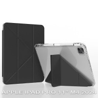 Чохол до планшета BeCover Ultra Slim Origami Transparent Apple iPad Pro 11" M4 2024 Black (711689)