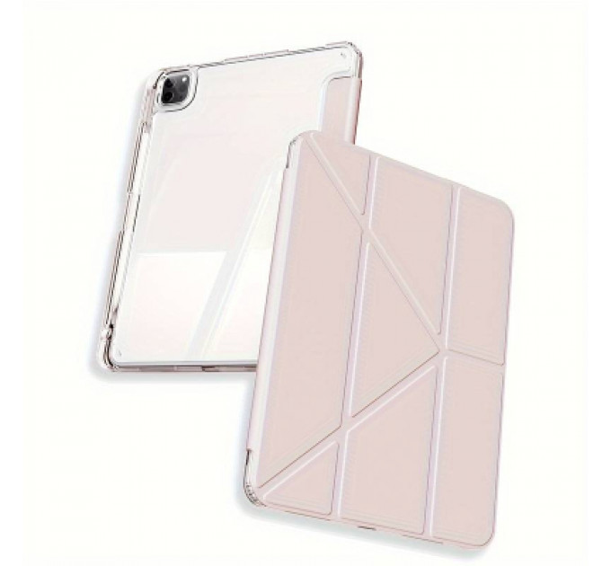 Чохол до планшета BeCover Ultra Slim Origami Transparent Apple iPad Pro 11" M4 2024 Pink (711691)