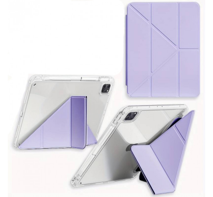 Чохол до планшета BeCover Ultra Slim Origami Transparent Apple iPad Pro 11" M4 2024 Purple (711692)