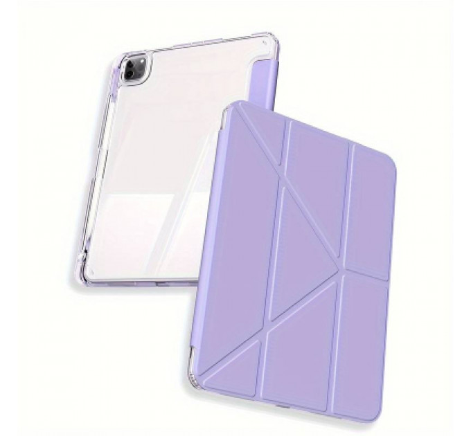 Чохол до планшета BeCover Ultra Slim Origami Transparent Apple iPad Pro 11" M4 2024 Purple (711692)