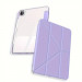 Чохол до планшета BeCover Ultra Slim Origami Transparent Apple iPad Pro 11" M4 2024 Purple (711692)