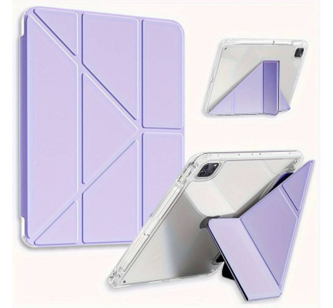 Чохол до планшета BeCover Ultra Slim Origami Transparent Apple iPad Pro 11" M4 2024 Purple (711692)