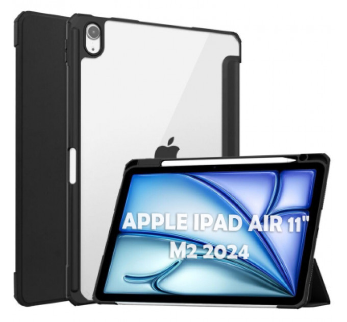 Чохол до планшета BeCover Soft Edge TPU Apple iPad Air 11" M2 2024 Black (711702)