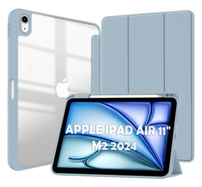 Чохол до планшета BeCover Soft Edge TPU Apple iPad Air 11" M2 2024 Blue Haze (711703)