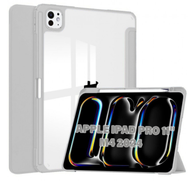 Чохол до планшета BeCover Soft Edge TPU Apple iPad Pro 11" M4 2024 Gray (711715)