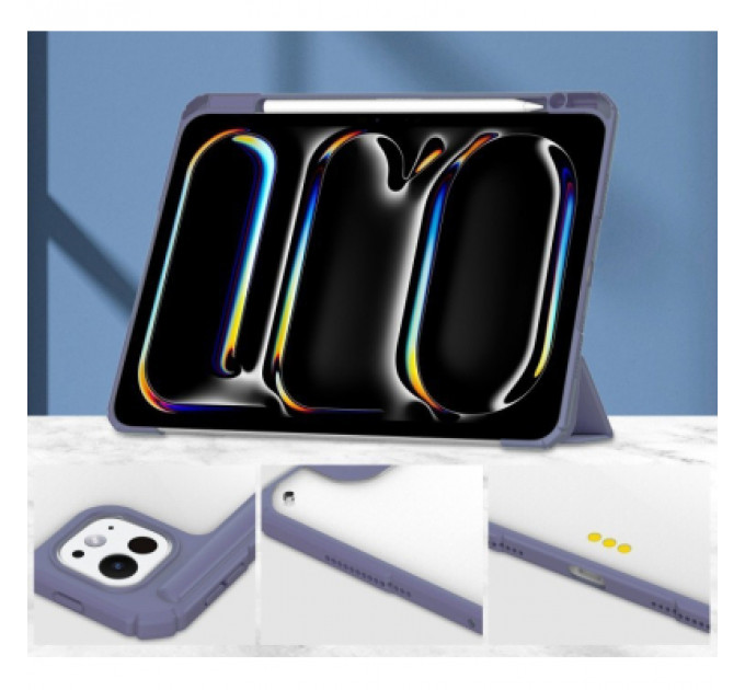 Чохол до планшета BeCover Soft Edge TPU Apple iPad Pro 11" M4 2024 Purple (711716)