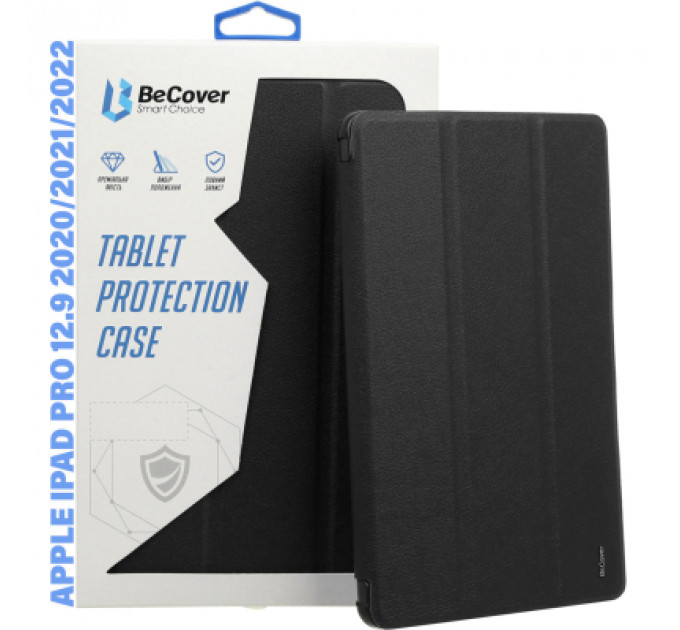 Чохол до планшета BeCover Soft Edge TPU Apple iPad Pro 12.9 2020/2021/2022 Black (711708)