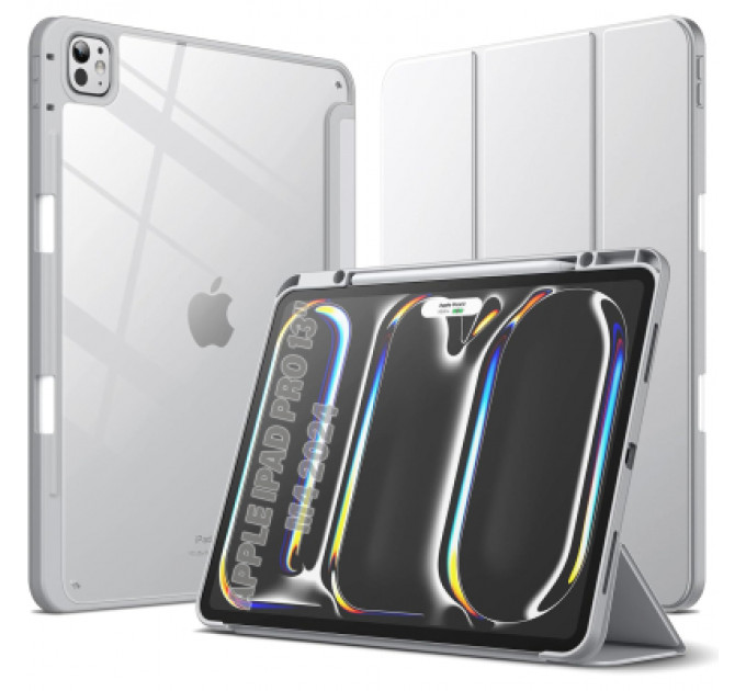 Чохол до планшета BeCover Soft Edge TPU Apple iPad Pro 13" M4 2024 Gray (711718)