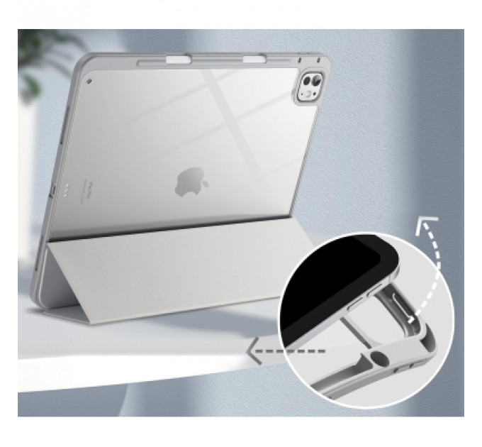 Чохол до планшета BeCover Soft Edge TPU Apple iPad Pro 13" M4 2024 Gray (711718)