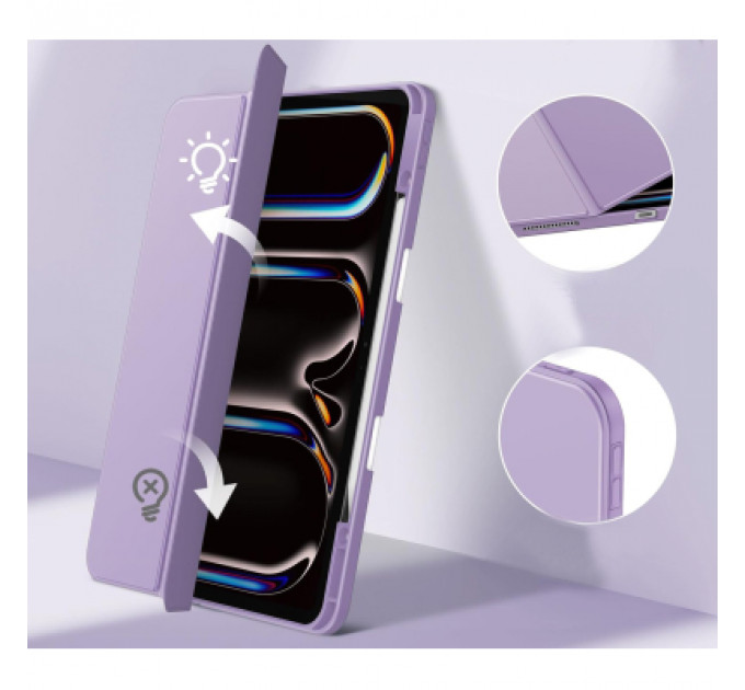 Чохол до планшета BeCover Soft Edge TPU Apple iPad Pro 13" M4 2024 Purple (711719)