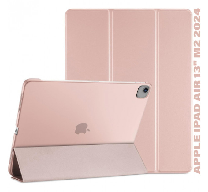 Чохол до планшета BeCover Tri Fold Hard Apple iPad Air 13" M2 2024 Pink (711724)