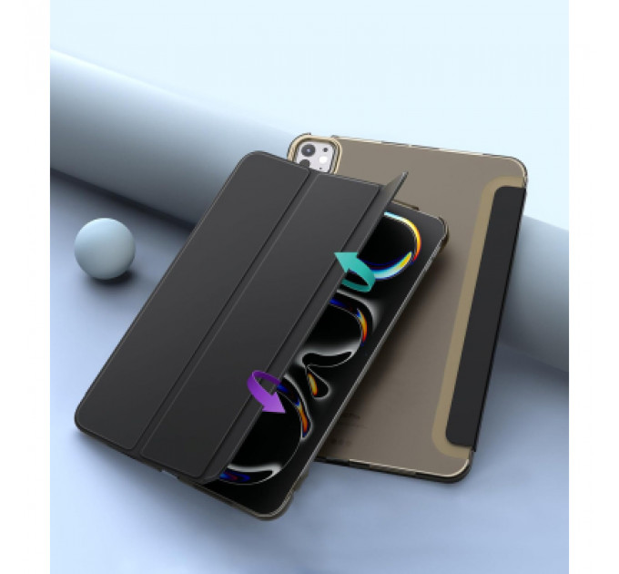 Чохол до планшета BeCover Tri Fold Hard Apple iPad Pro 11" M4 2024 Black (711726)