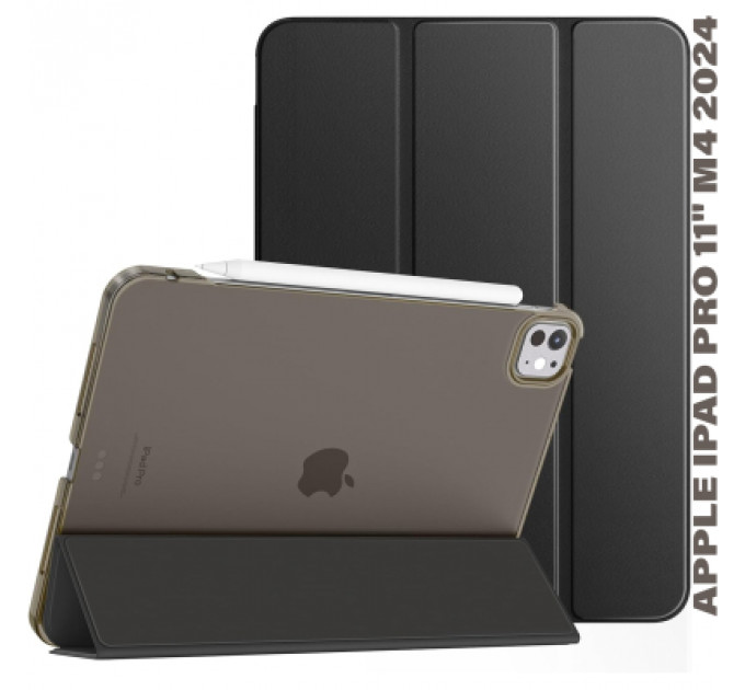 Чохол до планшета BeCover Tri Fold Hard Apple iPad Pro 11" M4 2024 Black (711726)