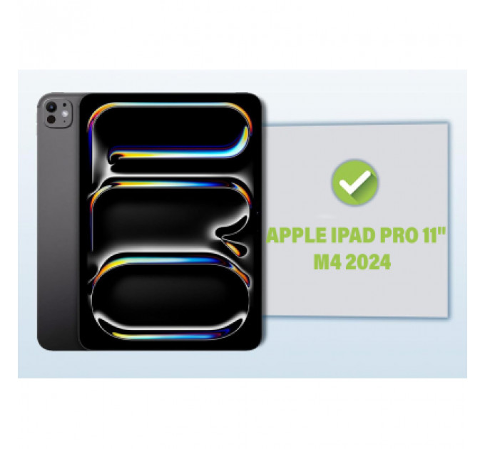 Чохол до планшета BeCover Tri Fold Hard Apple iPad Pro 11" M4 2024 Pink (711728)