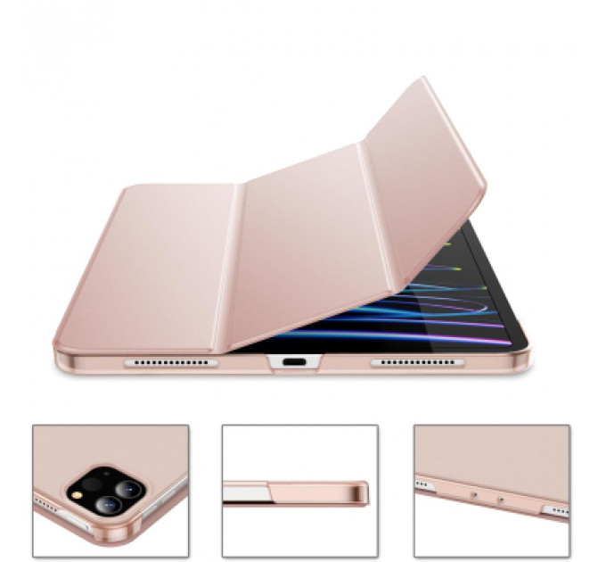 Чохол до планшета BeCover Tri Fold Hard Apple iPad Pro 12.9 2020/2021/2022 Pink (711721)